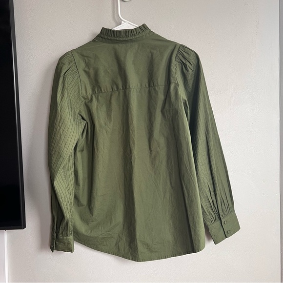 Vineyard Vines Hunter Green Blouse S - Picture 4 of 4